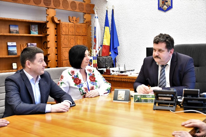 Delegaţie din Ucraina, la Consiliul Judeţean