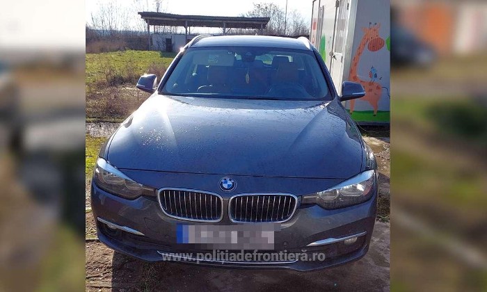 BMW căutat de autoritățile din Germania, oprit la PTF Petea