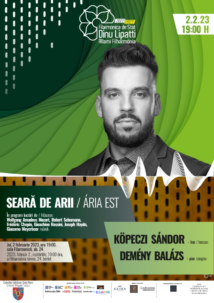 Seară de arii la Filarmonică. Programul concertului Seară de arii la Filarmonică. Programul concertului