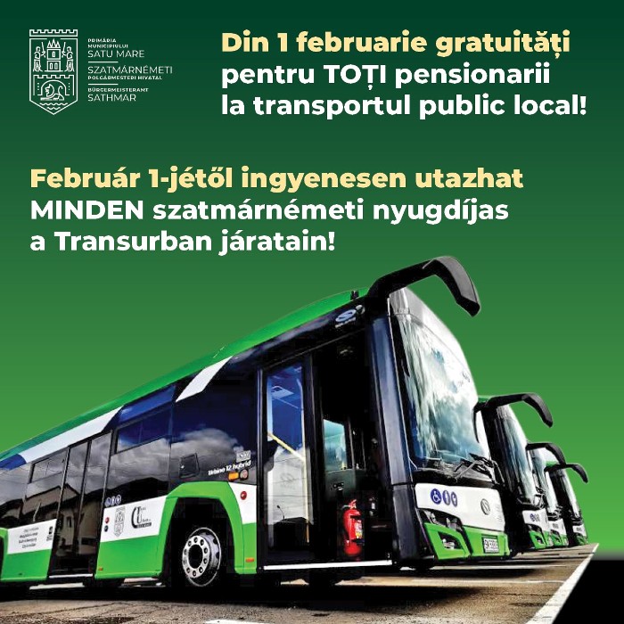 Facilități pentru toți pensionarii la transportul public local