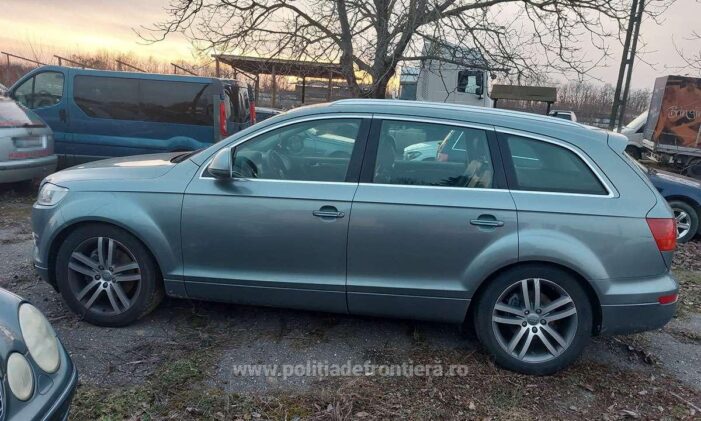 Audi Q 7 căutat de autoritățile din Belgia, oprit în Petea (Foto)