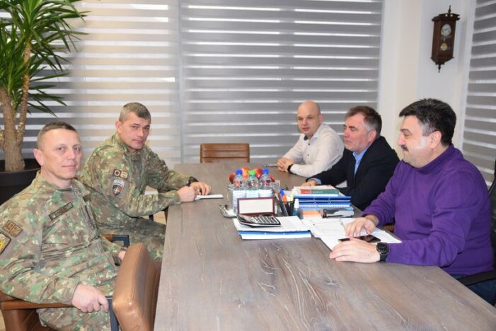 Întâlnire cu comandantul Centrului Militar Zonal Cluj