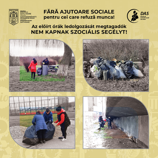 Asistaţii sociali scoşi să facă curăţenie Asistaţii sociali scoşi să facă curăţenie