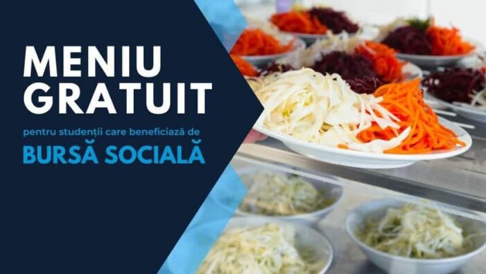 O masă caldă gratuită pe zi pentru studenții UMF Cluj-Napoca