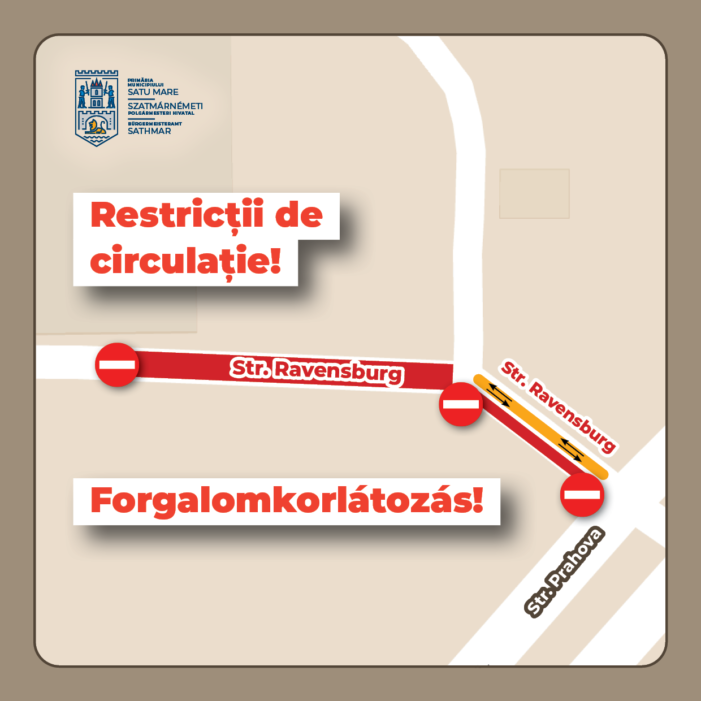 Restricţii de circulaţie pe strada Ravensburg