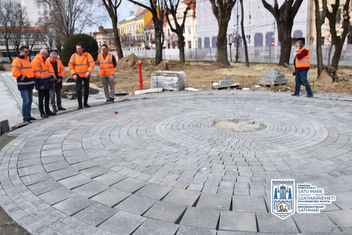 Imagini din Parcul Central. Lucrări de modernizare (Foto)