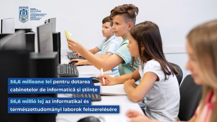 Zeci de milioane de lei pentru dotarea acbinetelor de informatică şi ştiinţe din şcoli Zeci de milioane de lei pentru dotarea acbinetelor de informatică şi ştiinţe din şcoli