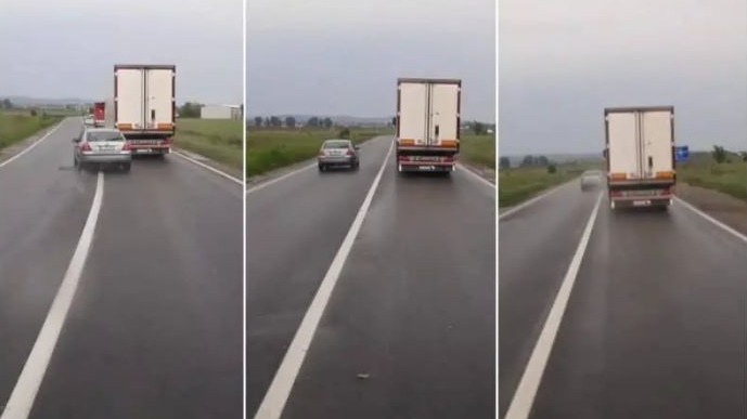 Șoferii vor putea depăși pe linia continuă fără să riște sancționarea, în anumite situații Șoferii vor putea depăși pe linia continuă fără să riște sancționarea, în anumite situații