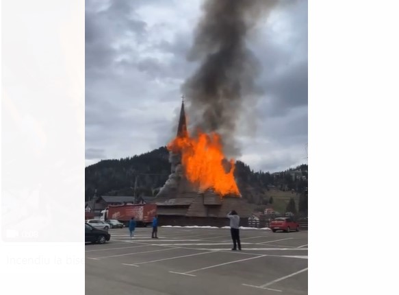 Ce spune Episcopia Maramureșului și Sătmarului după mistuirea bisericii din Complexul Borșa