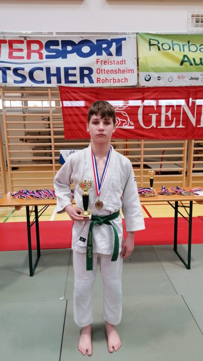 Judoka Grebúr Kevin, aur la un puternic turneu din Austria