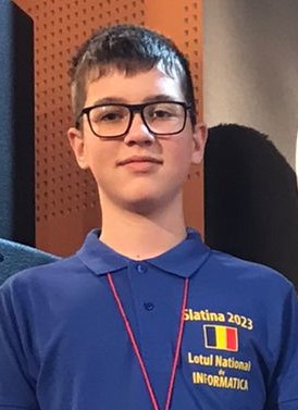 Un eminescian în Lotul restrâns de informatică al României Un eminescian în Lotul restrâns de informatică al României