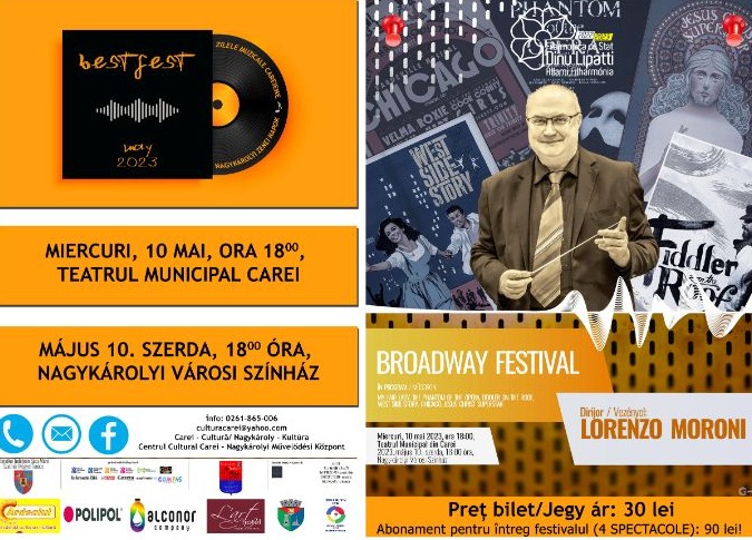 Atmosfera spectacolelor de pe Broadway, la Filarmonică