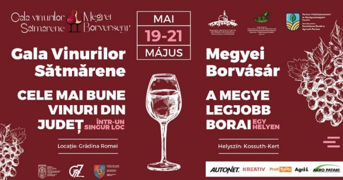 Gala Vinurilor Sătmărene, în acest week-end, în Grădina Romei