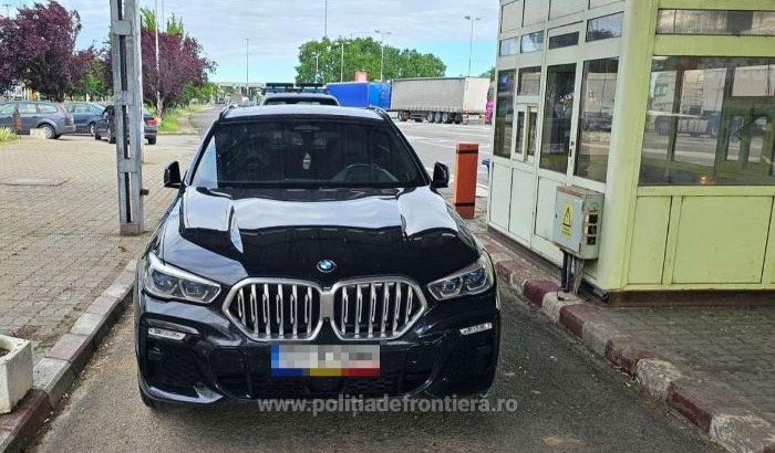 Autoturism în valoare de 343.000 lei, căutat de autoritățile belgiene, depistat în Petea