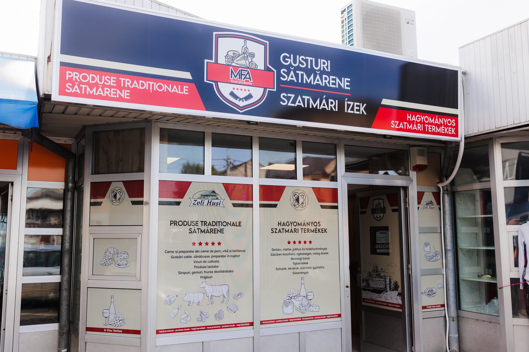 Magazin cu produse locale, deschis în Piaţa Mare (Foto)