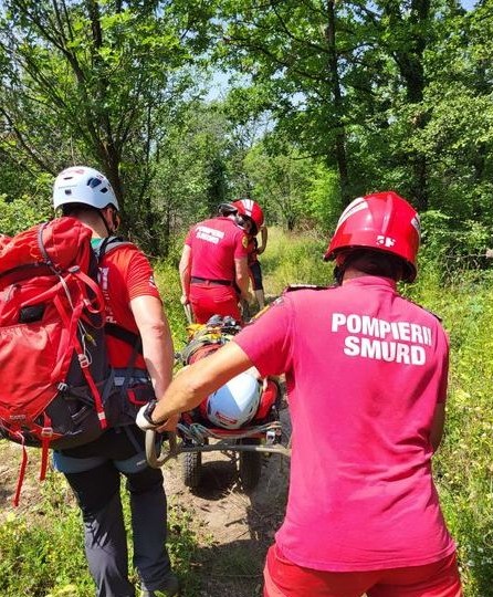 Exerciţiu de salvare desfășurat de ISU Satu Mare