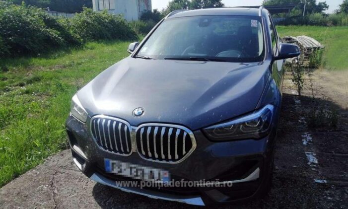 BMW X3 căutat de autoritățile franceze, oprit la frontieră