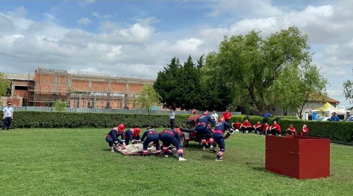 Etapa interjudeţeană a concursului pompierilor voluntari şi-a desemnat câştigătorii (Foto)