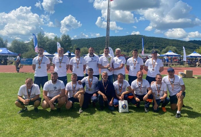 Pompierii de la Dräxlmaier, pe podium la naţionalele de la Sighişoara (Foto)