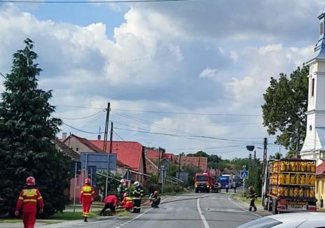Pericol de explozie pe DN19, pe drumul Oradea – Carei (Foto)