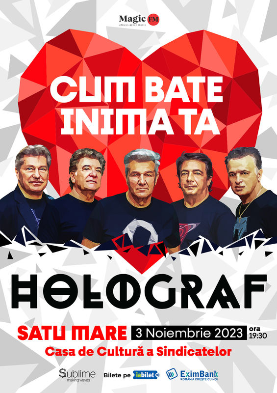 Holograf revine la Satu Mare cu un concert de vis