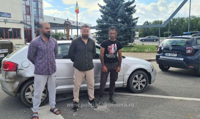 Trei cetățeni străini au încercat să intre ilegal în România (Foto)