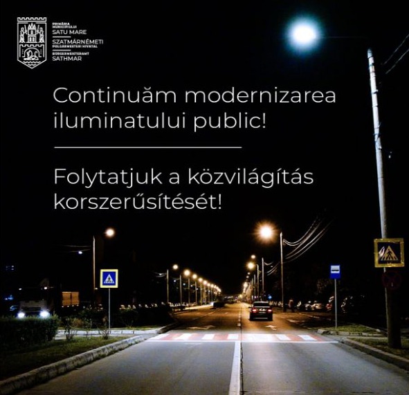 14 milioane de lei pentru iluminatul public din Satu Mare