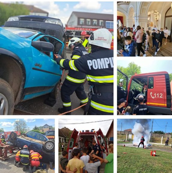Exerciţii în tot judeţul, de Ziua Pompierilor din România (Foto)