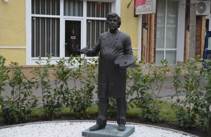 Dezvelirea statuii pictorului Aurel Popp la Carei
