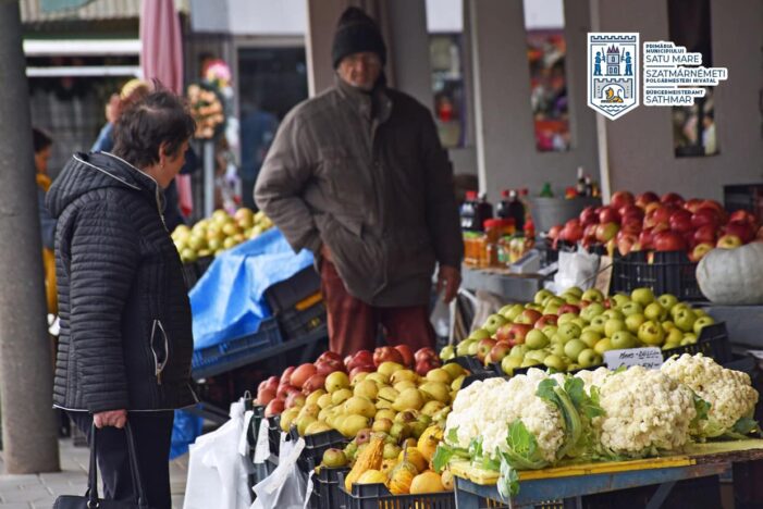 Pieţe încărcate cu bunătîţi la Satu Mare
