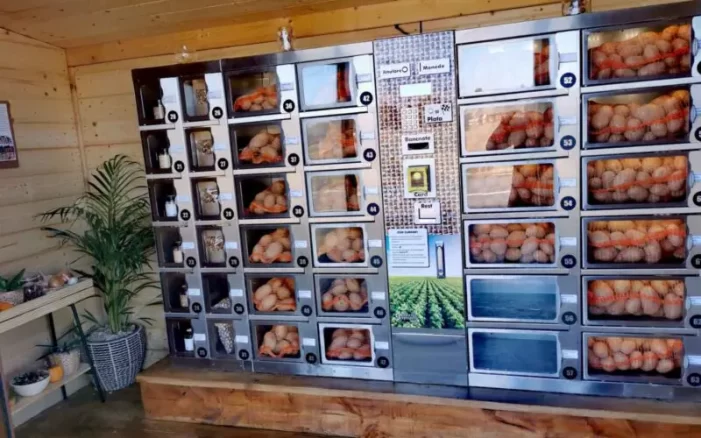 Primul automat de cartofi din România deschis în județul vecin