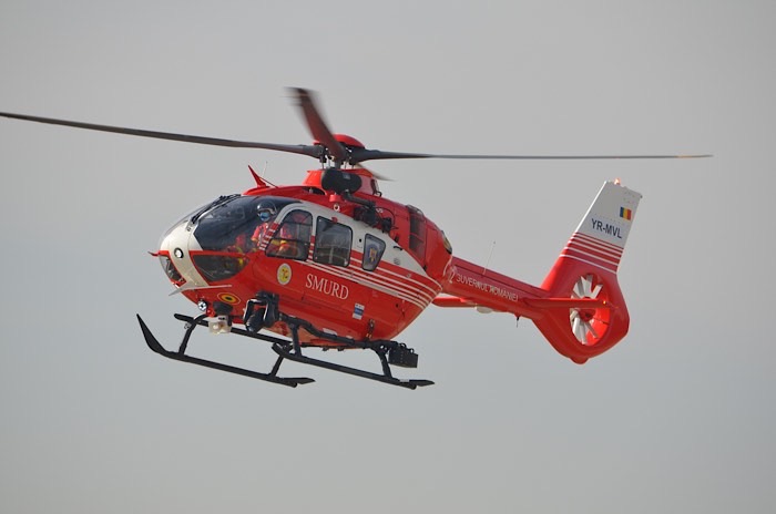 Bărbat de 57 de ani transportat cu elicopterul SMURD la Oradea