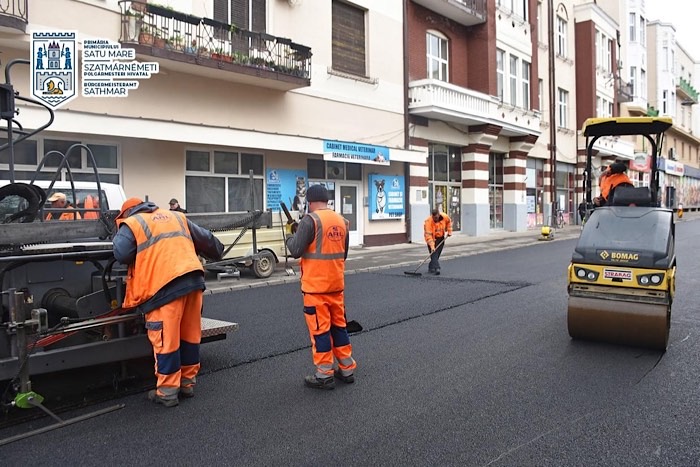 Modernizare Stradală în Satu Mare: Strat nou de covor asfaltic pe strada Păstrăvului