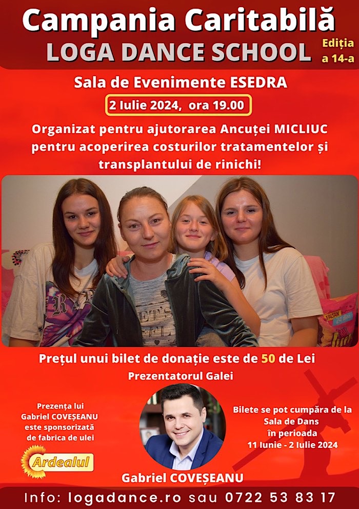 A 14-a editie a campaniei caritabile Loga Dance School