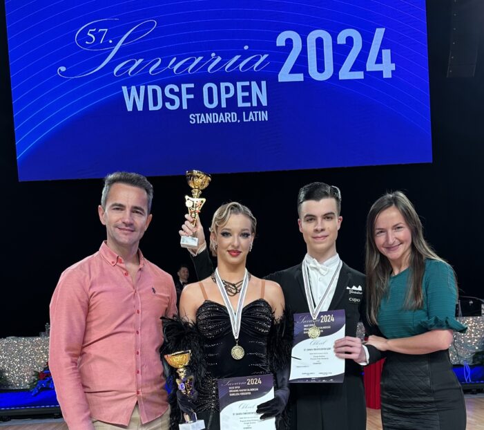 Medalia de aur obținută de Loga Dance School la Savaria 2024