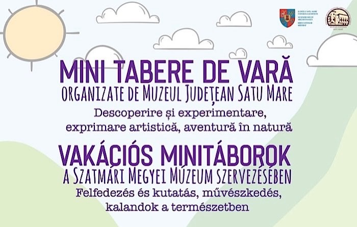 Minitabere de vară organizate de Muzeul Județean Satu Mare pentru copii