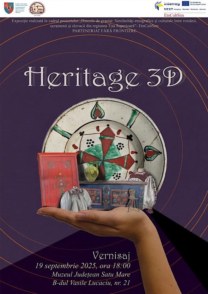 „Heritage 3D” – Tradiția întâlnește tehnologia la Muzeul Județean Satu Mare