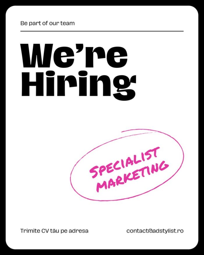 AdStylist Satu Mare angajează Specialist Marketing 
