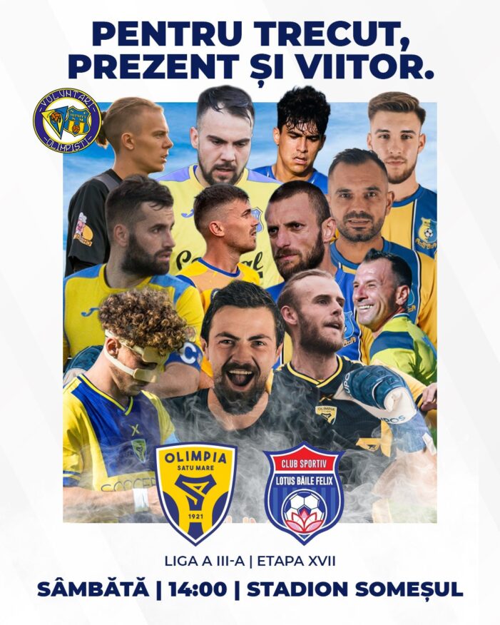 FC Olimpia Satu Mare joacă pentru identitate, tradiție și supraviețuire