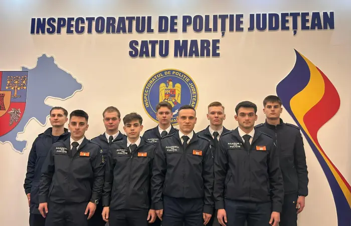 Viitorii ofițeri de poliție, în practică la IPJ Satu Mare