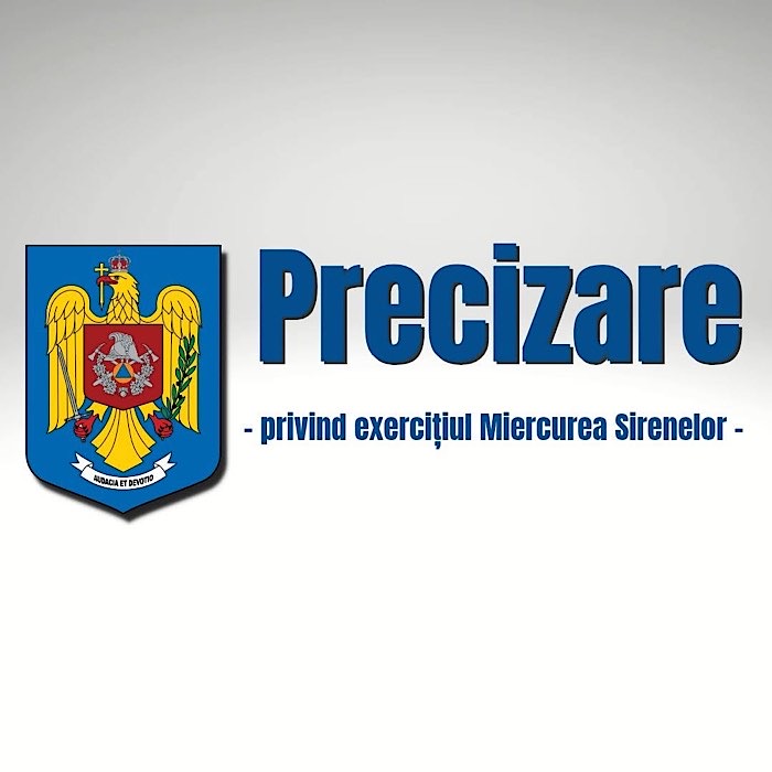 „Miercurea Sirenelor” nu va mai avea loc mâine
