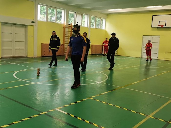 Concurs de educație pentru situații de urgență organizat la Școala „Octavian Goga” din Satu Mare