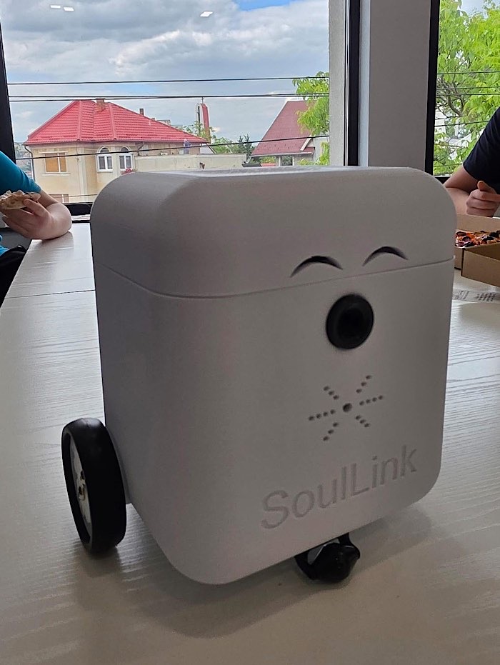 Patru eleve din Satu Mare au creat un robot care poate deveni companion pentru persoanele vârstnice singure