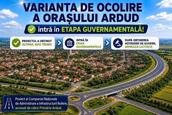 Centura Ardudului face un pas decisiv: proiectul a primit ultimul aviz tehnic și se apropie de licitație