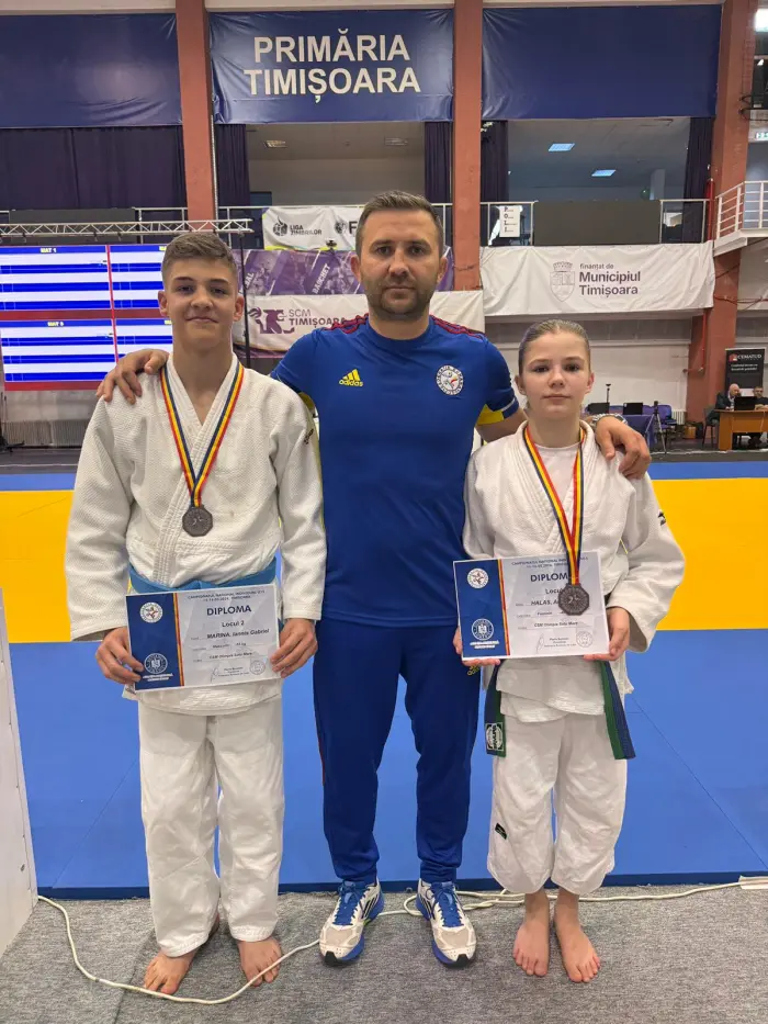 CSM Olimpia Satu Mare, cea mai bună echipă la Naționalul U15 de judo