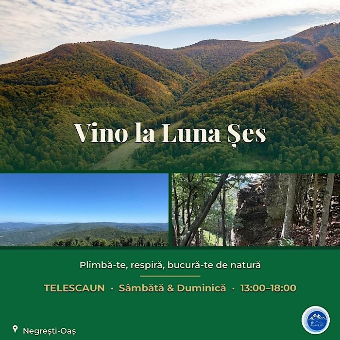 Luna Șes își așteaptă vizitatorii cu peisaje spectaculoase și plimbări cu telescaunul