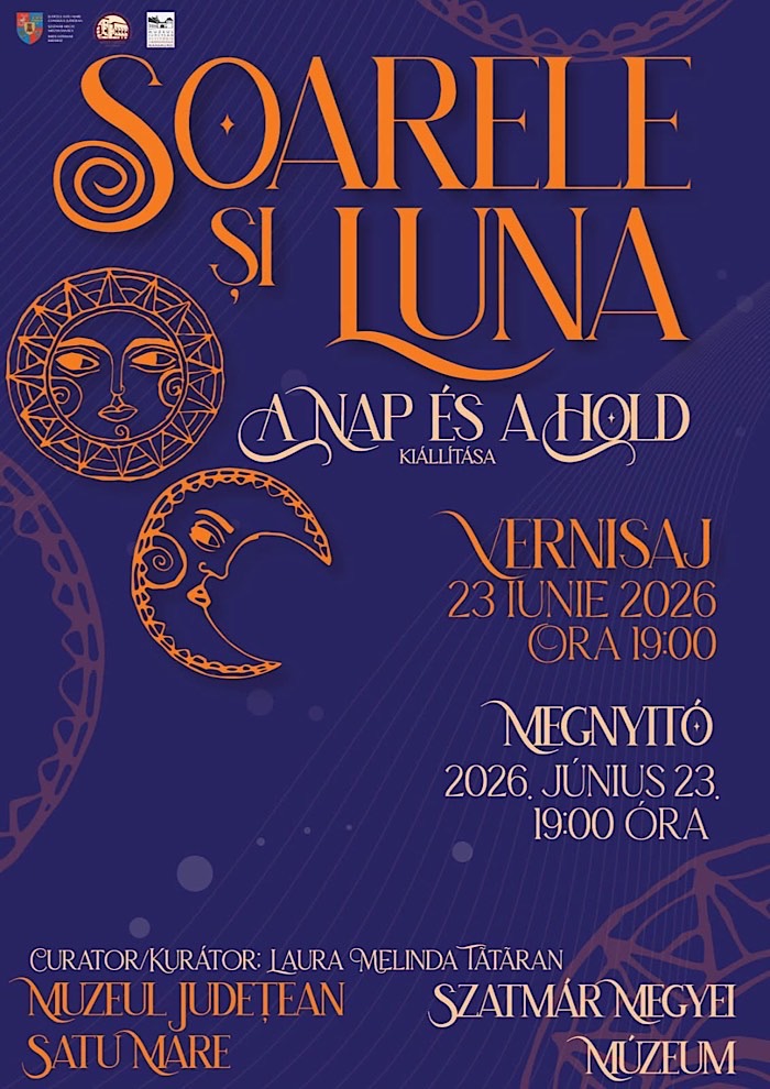 „Soarele și Luna” – expoziție dedicată simbolurilor astrale, la Muzeul Județean Satu Mare