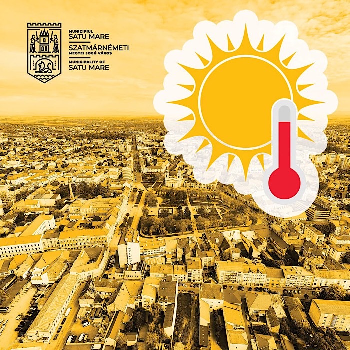 Primăria Satu Mare activează puncte de prim ajutor și adăpostire pe perioada caniculei