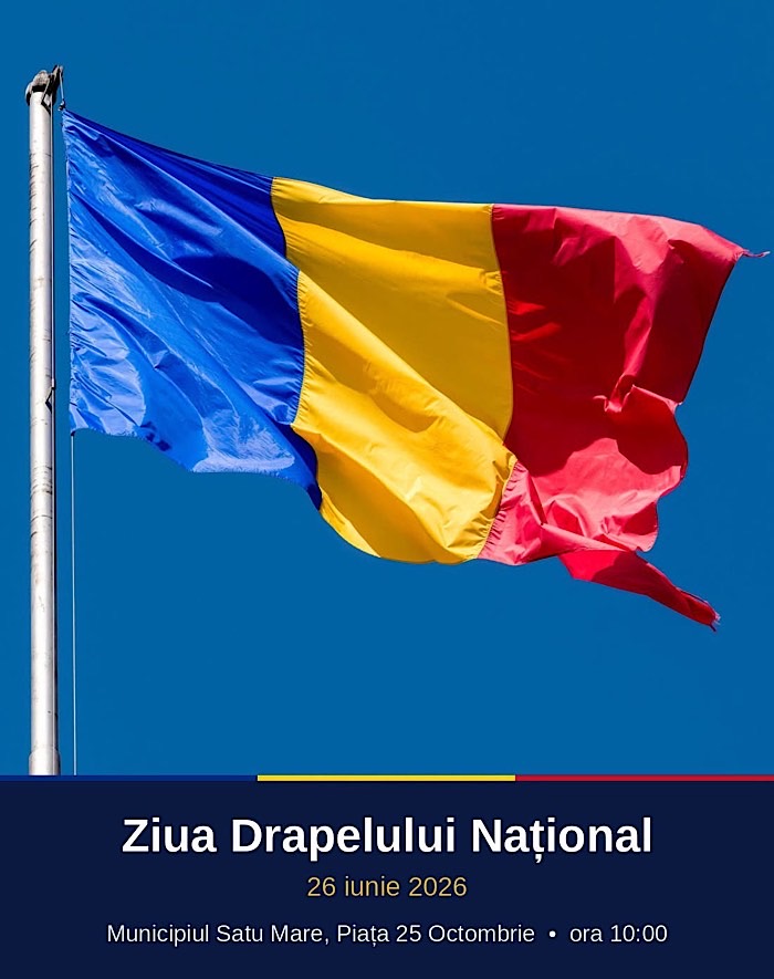 Ceremonii dedicate Zilei Drapelului Național, organizate la Satu Mare