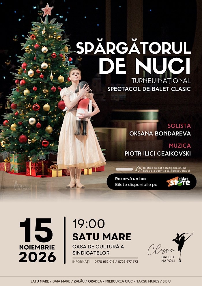 „Spărgătorul de Nuci” ajunge la Satu Mare